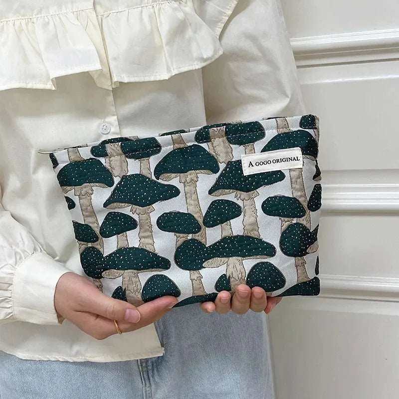 Embroidered Jacquard Clutch Makeup Cosmetic Bag - cosmetic bags from Dear Cece - Just £14.99! Shop now at Dear Cece
