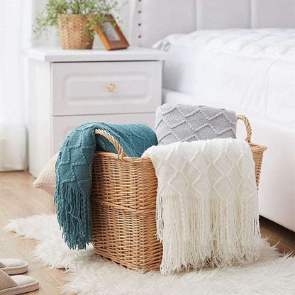 Chunky Knit Blanket - Blankets & Throws from Dear Cece - Just £17.99! Shop now at Dear Cece