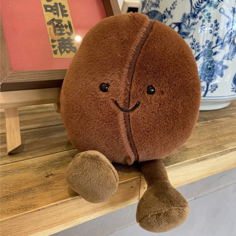 Cute Coffee Bean Plush Toy