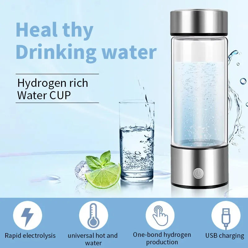 420ml Hydrogen Rich Water Bottle - Water bottles from Dear Cece - Just £34.99! Shop now at Dear Cece