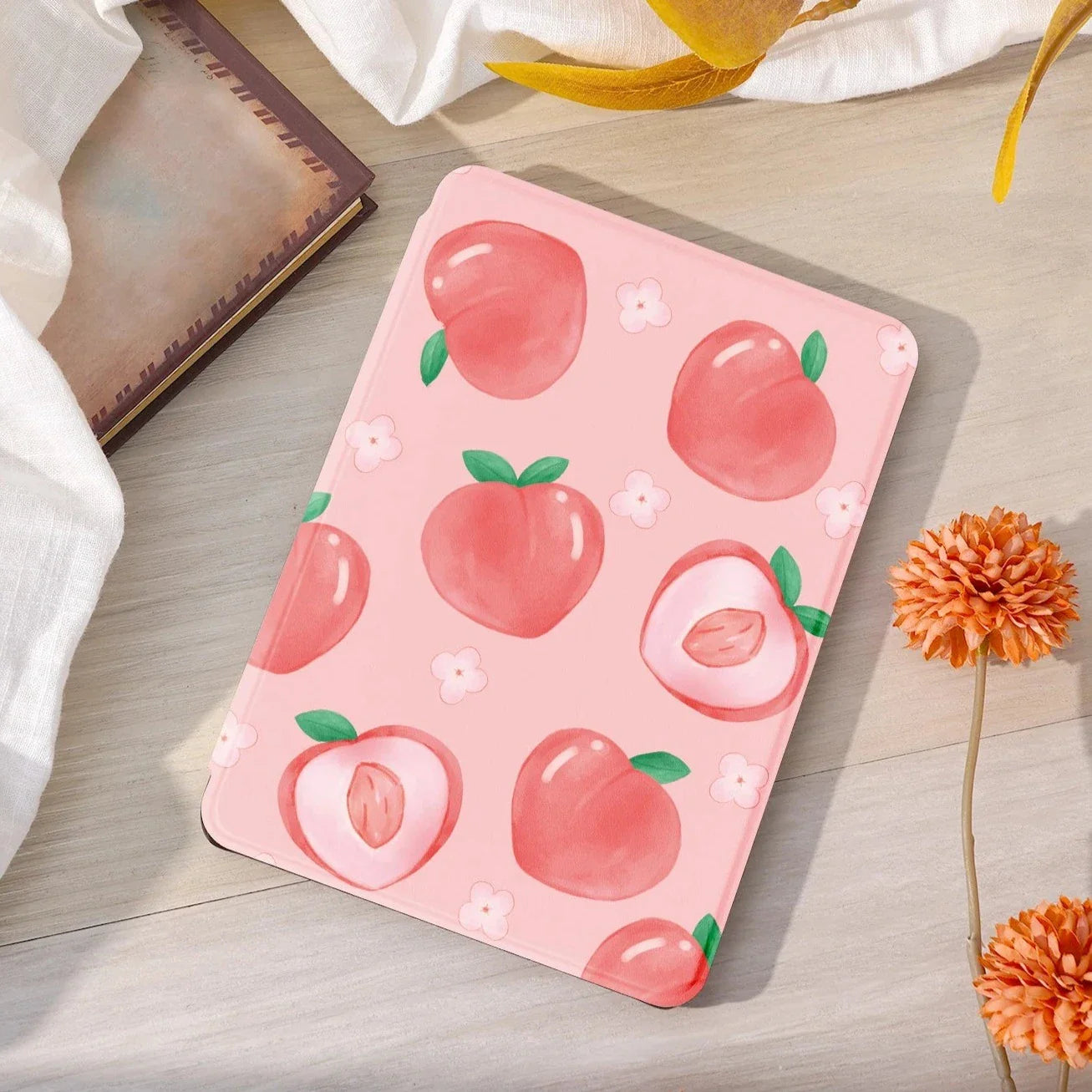 Pretty in Peach Kindle Case