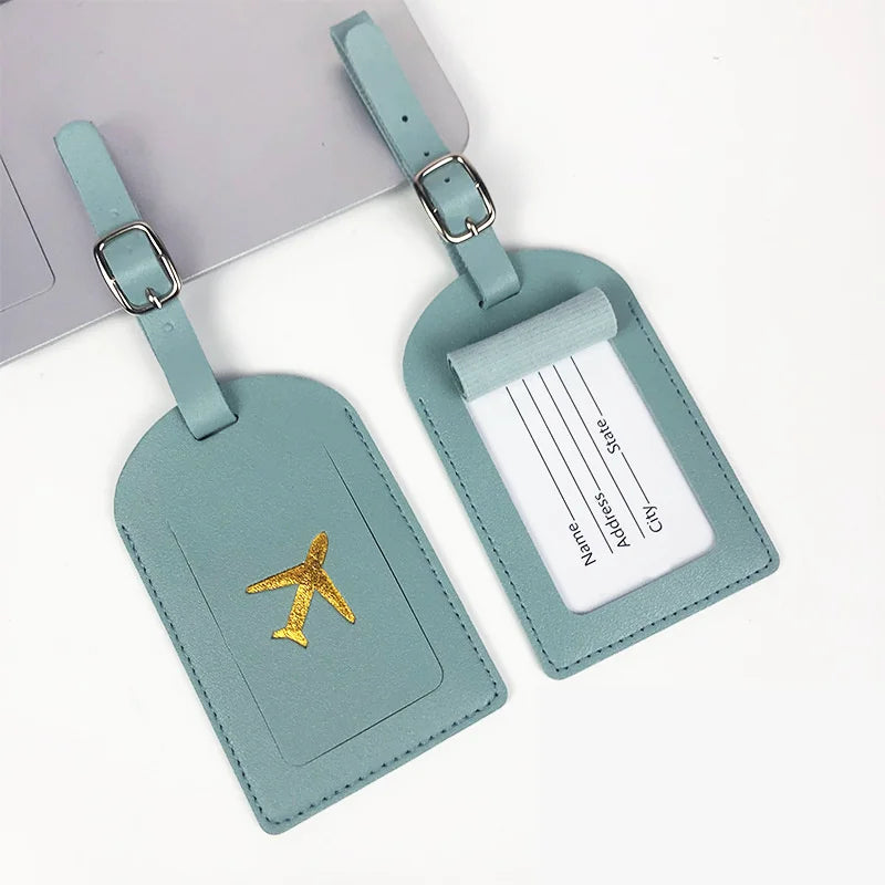 PU Vegan Leather Luggage Tag - luggage tags from Dear Cece - Just £7.99! Shop now at Dear Cece