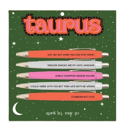 Zodiac Star Sign Novelty Ballpoint Pen Set - Pens from Dear Cece - Just £14.99! Shop now at Dear Cece