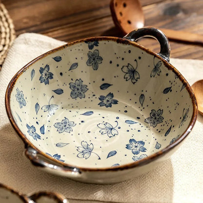 Traditional Japanese Ceramic Noodle Bowl - Bowls from Dear Cece - Just £34.99! Shop now at Dear Cece