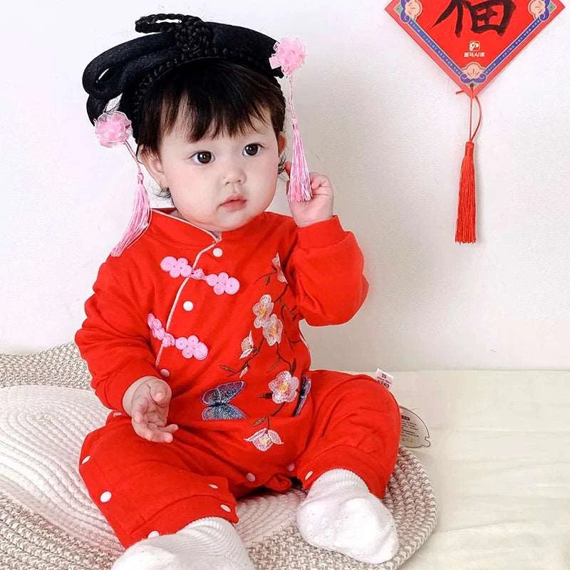 Chinese Traditional Jumpsuit For Girls
