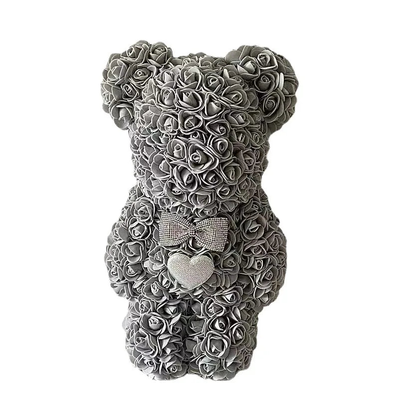 Forever Flower Artificial Rose Bear - Artificial Flowers from Dear Cece - Just £19.99! Shop now at Dear Cece