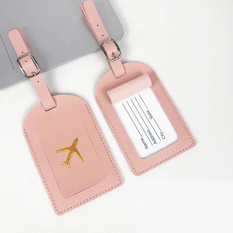 PU Vegan Leather Luggage Tag - luggage tags from Dear Cece - Just £7.99! Shop now at Dear Cece