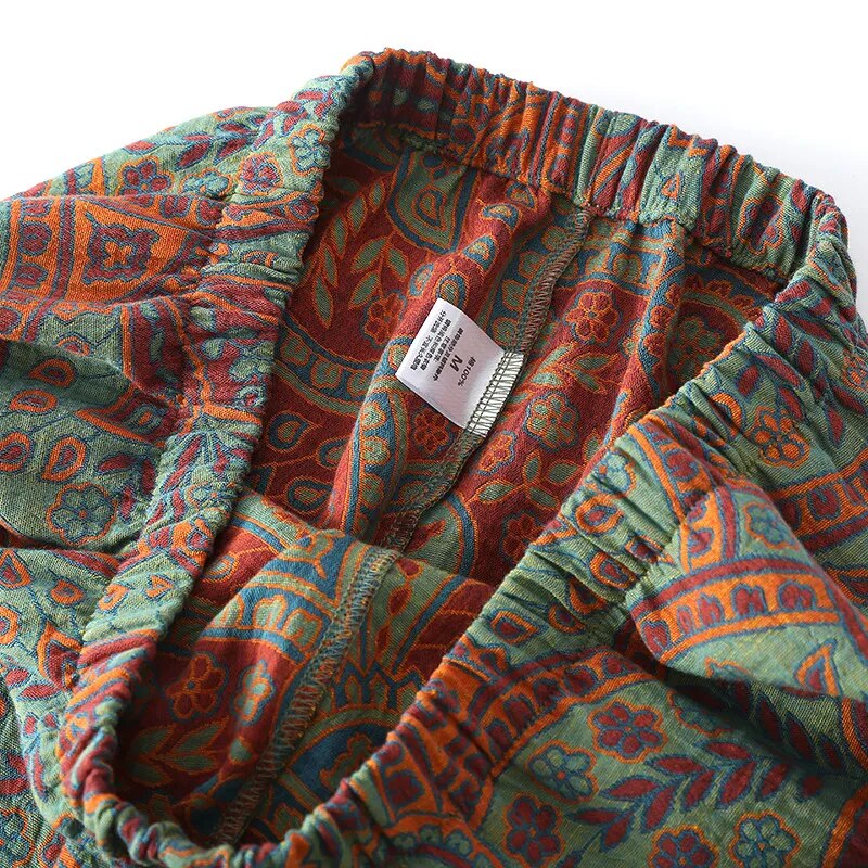 Tribal Pattern Print 100% Cotton Luxury Pyjamas