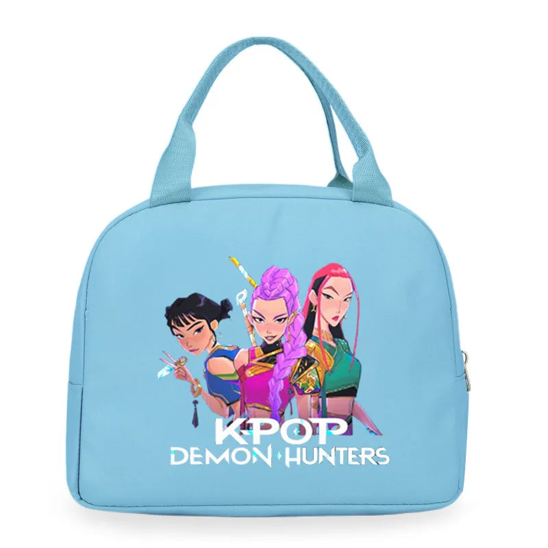 Kpop Demon Hunters Cartoon Lunch Bag