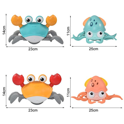 Musical Escaping Crab Crawling Toy - Baby Toys from Dear Cece - Just £18.99! Shop now at Dear Cece