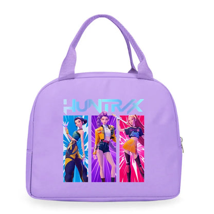 Kpop Demon Hunters Cartoon Lunch Bag