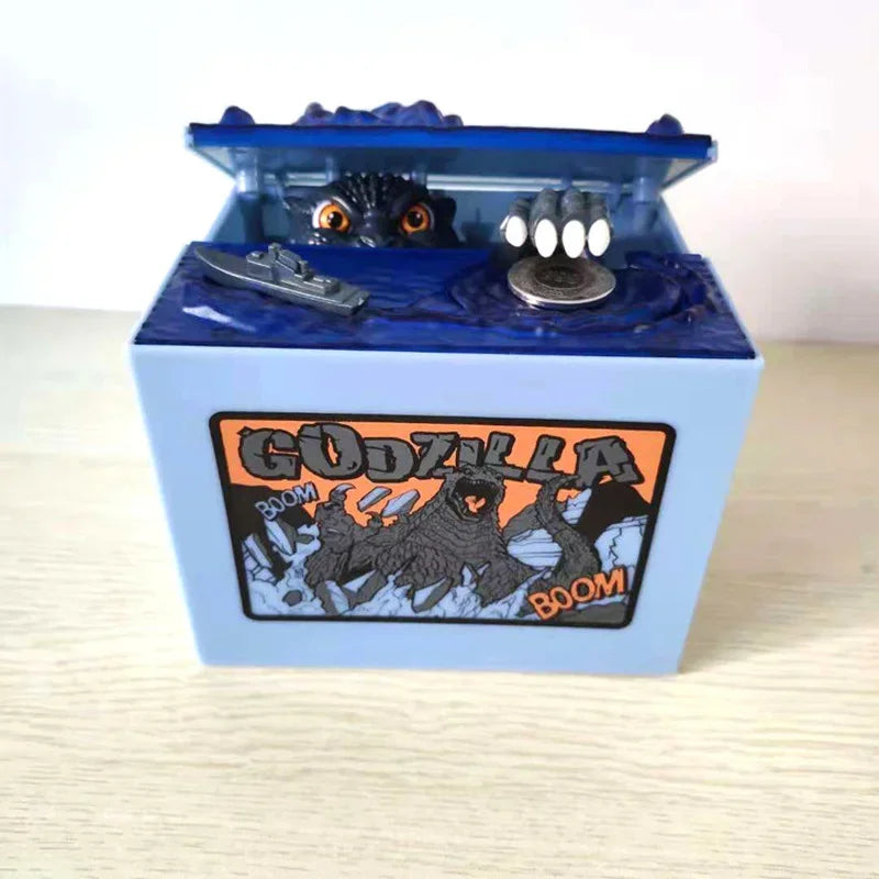 Godzilla Automated Piggy Bank Coin Box