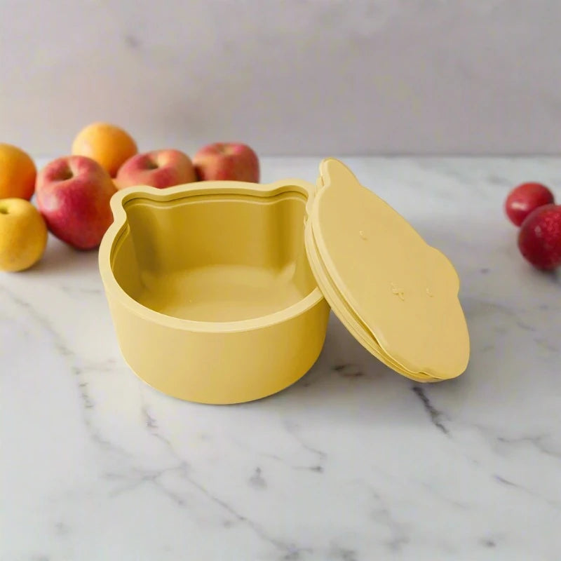 Eco Friendly Silicone Baby Food Storage Box - Teddy Bear - Baby Storage from Dear Cece - Just £14.99! Shop now at Dear Cece