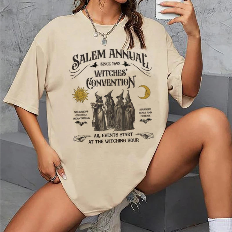 Vintage Salem Annual Witch Convention T-Shirt - T Shirts from Dear Cece - Just £16.99! Shop now at Dear Cece