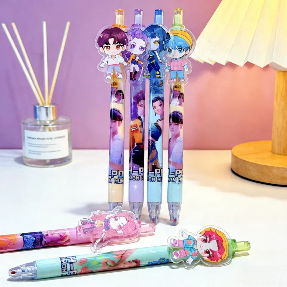 Kpop Demon Hunters Ballpoint Pen Set -  6 Pieces