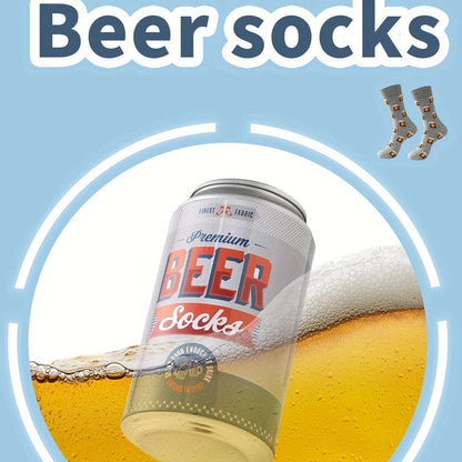 Beer socks in a can