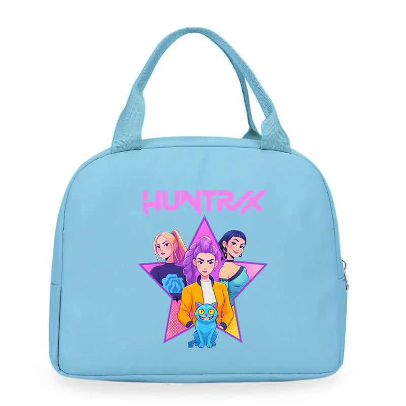 Kpop Demon Hunters Cartoon Lunch Bag