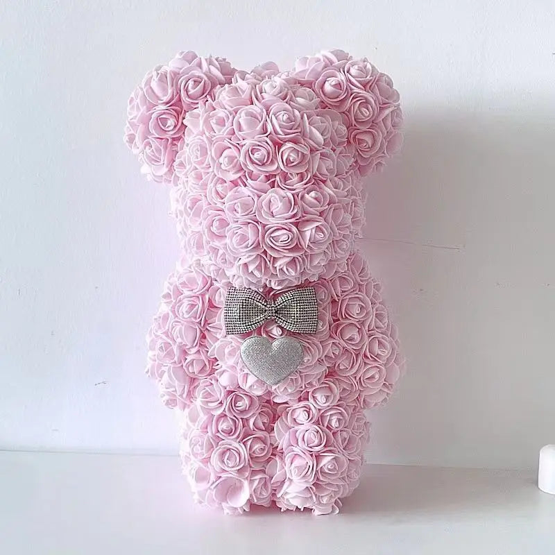Forever Flower Artificial Rose Bear - Artificial Flowers from Dear Cece - Just £19.99! Shop now at Dear Cece