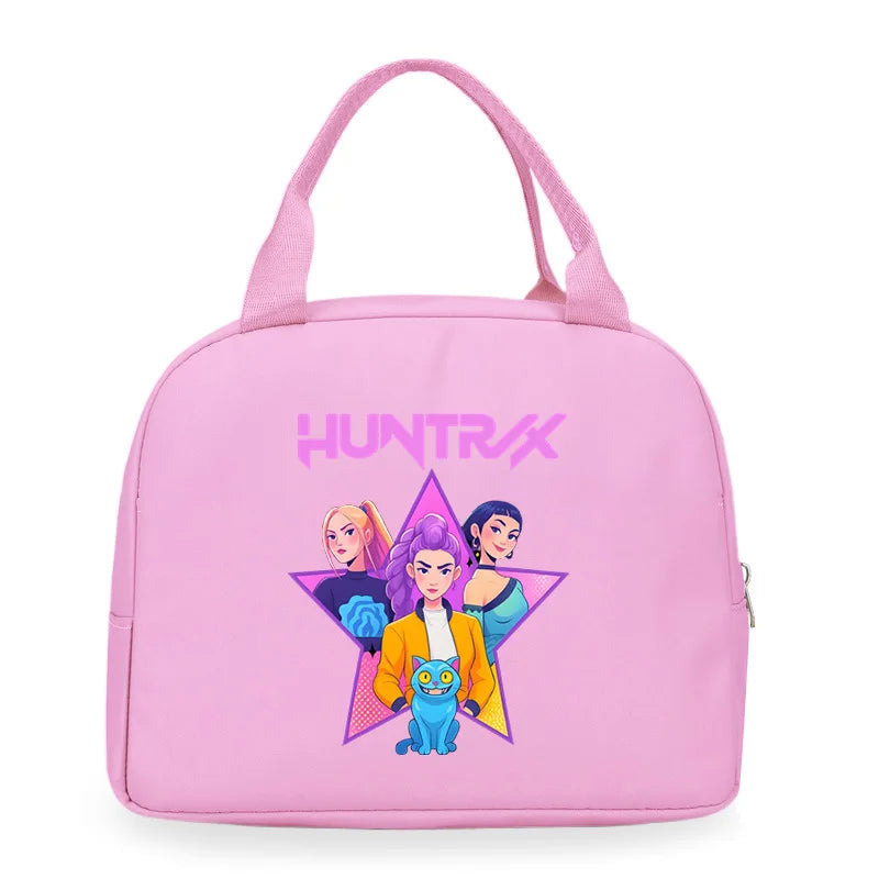 Kpop Demon Hunters Cartoon Lunch Bag