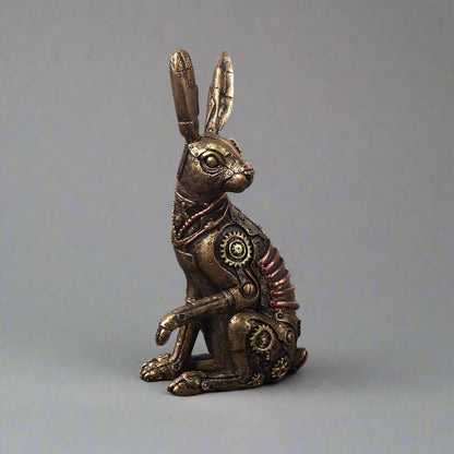 steampunk rabbit figurine