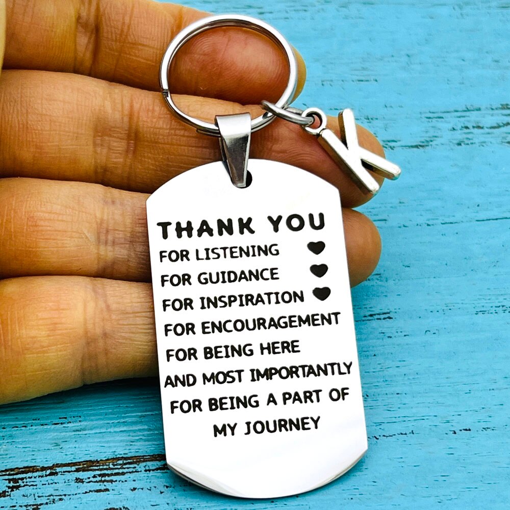 Personalised Thank You Gift Keychain for Teacher