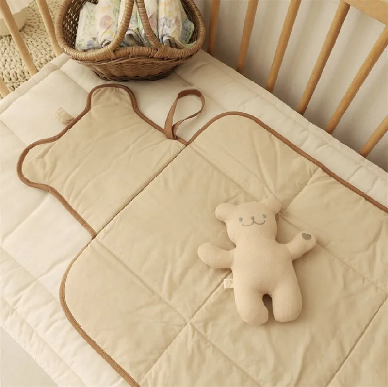 Teddy Bear Quilted Changing Mat