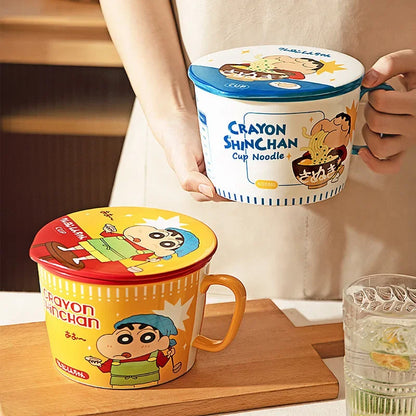 Japanese Anime Instant Noodle Bowl With Lid - Mugs from Dear Cece - Just £29.99! Shop now at Dear Cece