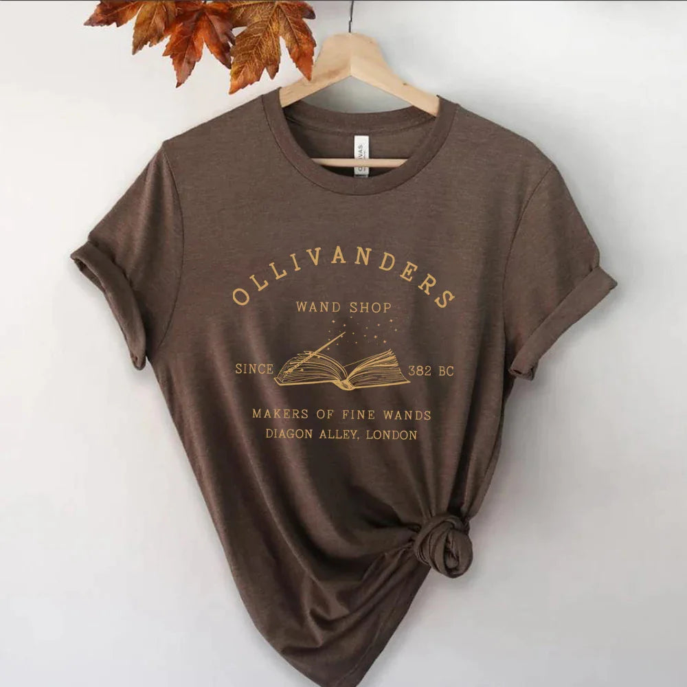 Ollivanders Wand Shop Harry Potter Graphic T-Shirt - T Shirts from Dear Cece - Just £18.99! Shop now at Dear Cece