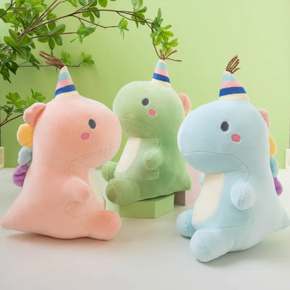 Birthday Dinosaur Soft Plush Toy - Soft Toys from Dear Cece - Just £14.99! Shop now at Dear Cece