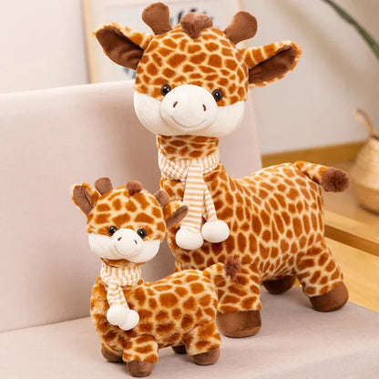 small and large Cosy Giraffe Soft Stuffed Animal Plush Toy