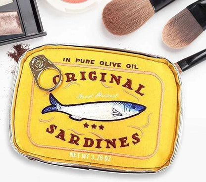 Canned Sardines Travel Makeup Pouch Beauty Bag - cosmetic bags from Dear Cece - Just £15.99! Shop now at Dear Cece