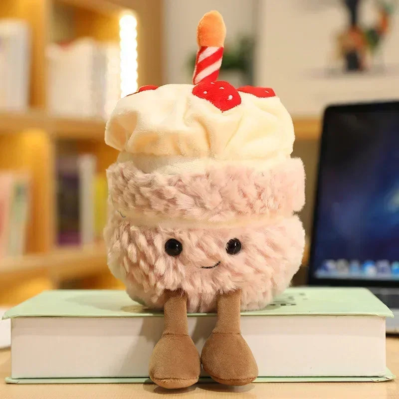 Happy Birthday Cake Plush Toy