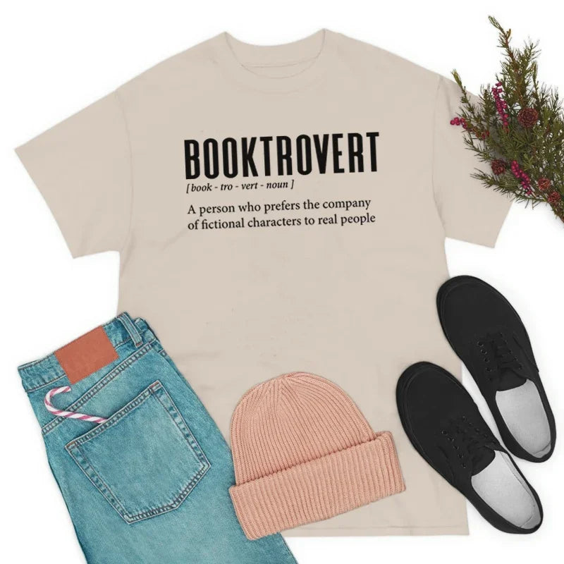 Booktrovert Funny Bookworm T-Shirt - T Shirts from Dear Cece - Just £15.99! Shop now at Dear Cece