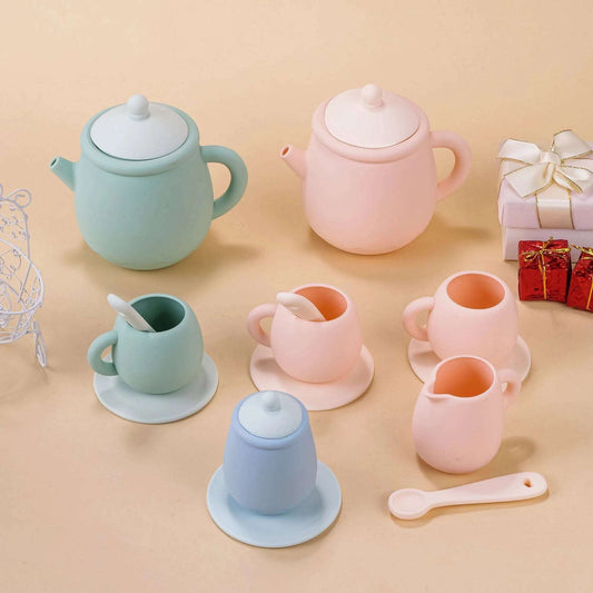 Eco Friendly Silicone Afternoon Tea Play Set - Toys from Dear Cece - Just £17.99! Shop now at Dear Cece