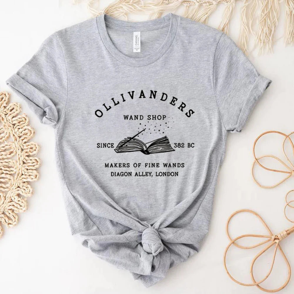 Ollivanders Wand Shop Harry Potter Graphic T-Shirt - T Shirts from Dear Cece - Just £18.99! Shop now at Dear Cece