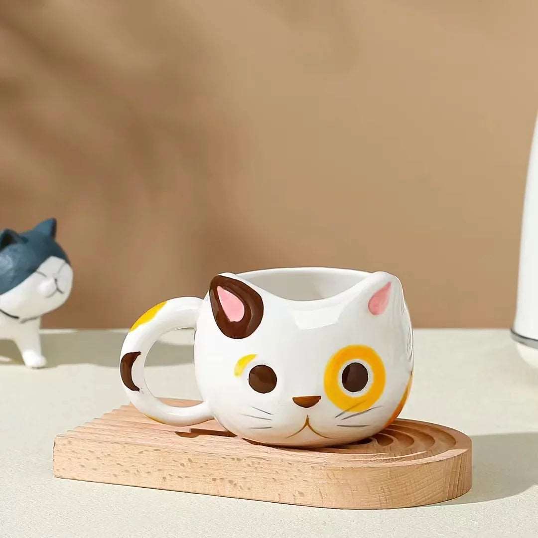 Cat Shaped Ceramic Mug - Mugs from Dear Cece - Just £19.99! Shop now at Dear Cece