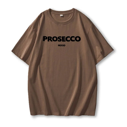 Prosecco Mood Oversized Graphic Print T Shirt - T Shirts from Dear Cece - Just £17.99! Shop now at Dear Cece