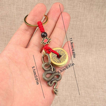 Year of the Snake Lucky Pendant Keychain