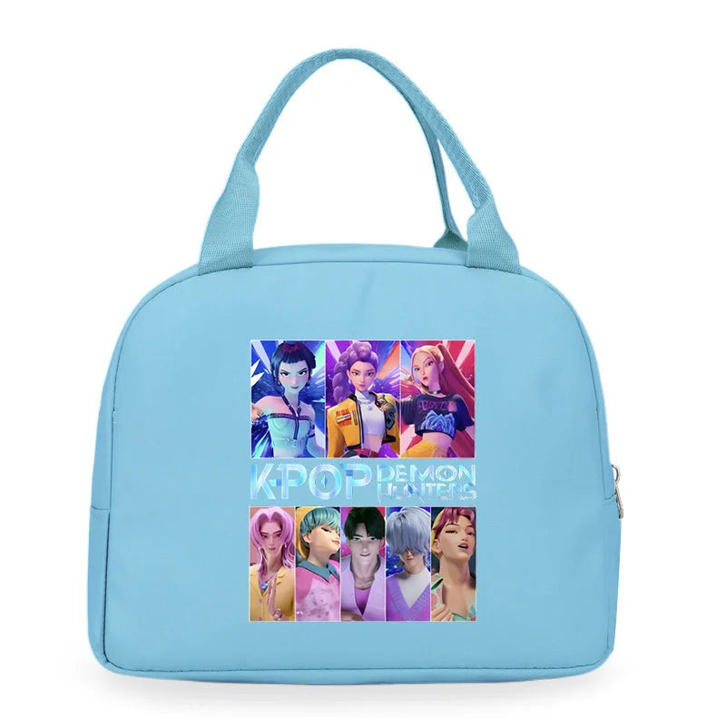Kpop Demon Hunters Cartoon Lunch Bag
