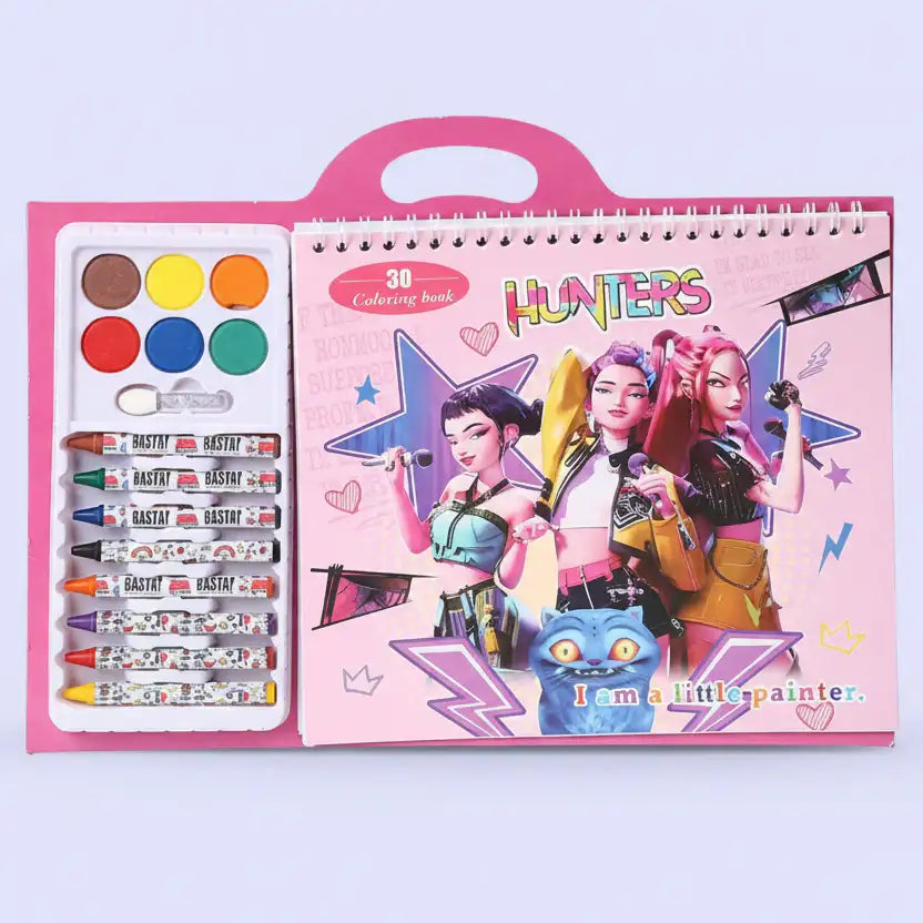 Kpop Demon Hunters 3D Colouring Book