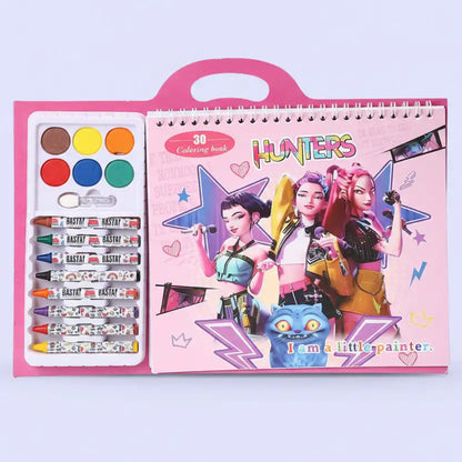Kpop Demon Hunters 3D Colouring Book