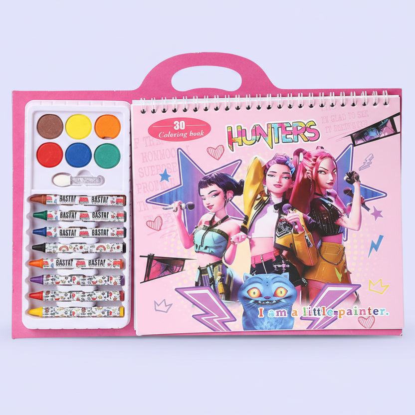 Kpop Demon Hunters 3D Colouring Book