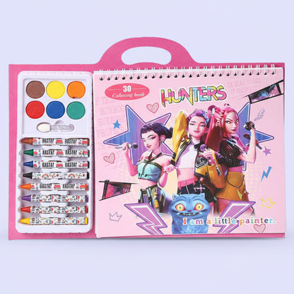 Kpop Demon Hunters 3D Colouring Book