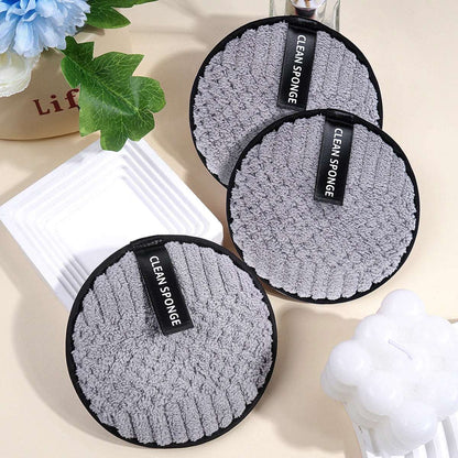 3PCS Reusable Microfiber Makeup Remover Pads - Makeup Removers from Dear Cece - Just £8.99! Shop now at Dear Cece