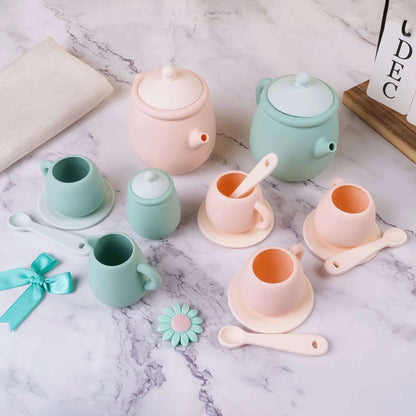 Eco Friendly Silicone Afternoon Tea Play Set - Toys from Dear Cece - Just £17.99! Shop now at Dear Cece