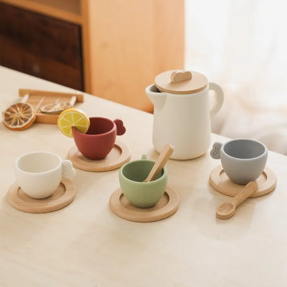 Wooden Montessori Afternoon Tea Set