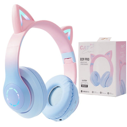 LED Cat Ear Wireless Bluetooth Headphones - Headphones from Dear Cece - Just £24.99! Shop now at Dear Cece