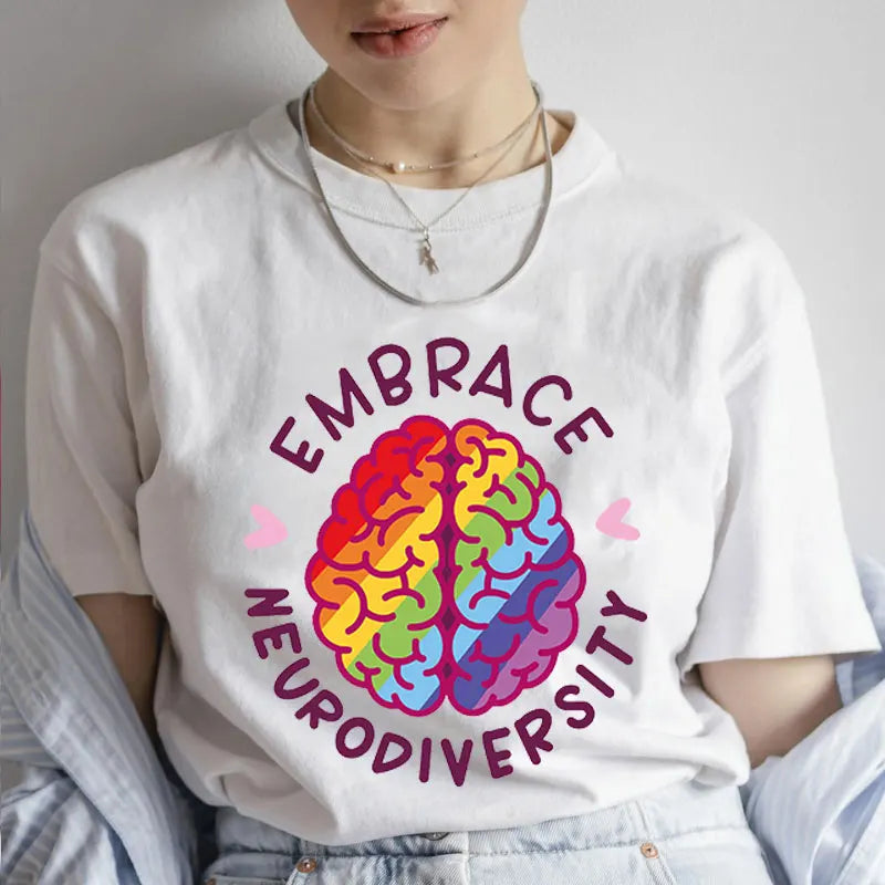 Embrace Neurodiversity Autism Awareness T Shirt - T Shirts from Dear Cece - Just £15.99! Shop now at Dear Cece