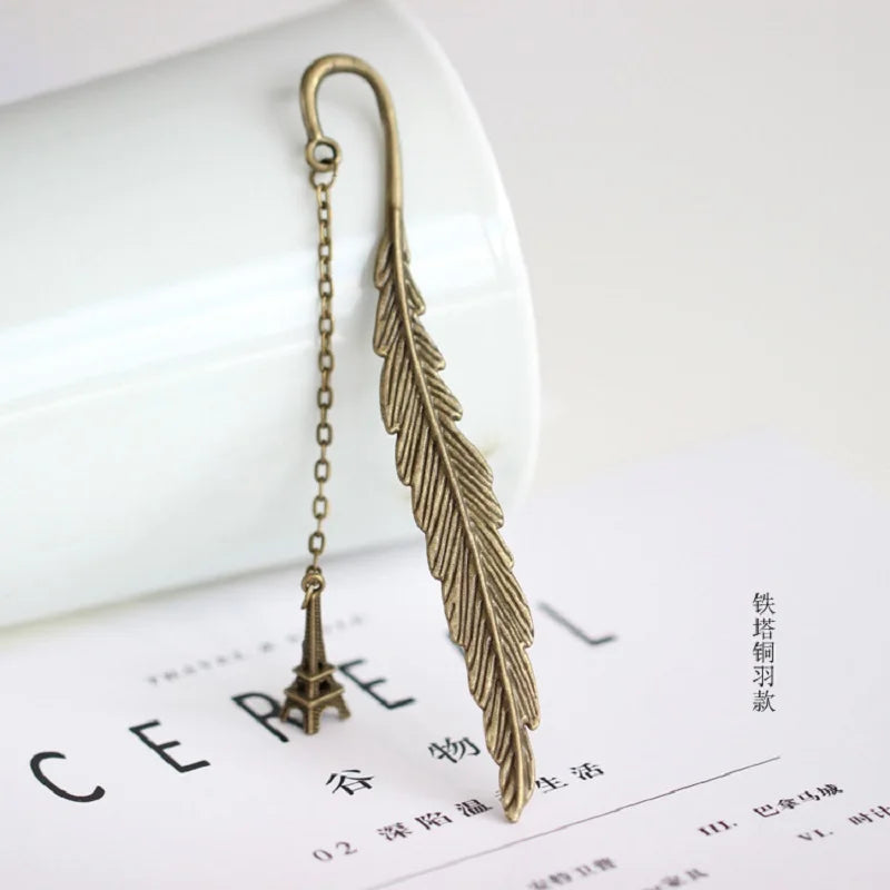 Feather Pendant Iron Bookmark - Bookmarks from Dear Cece - Just £9.99! Shop now at Dear Cece
