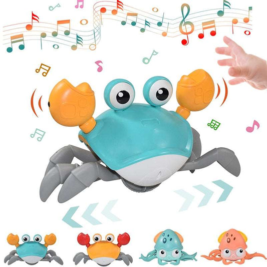 Musical Escaping Crab Crawling Toy - Baby Toys from Dear Cece - Just £18.99! Shop now at Dear Cece